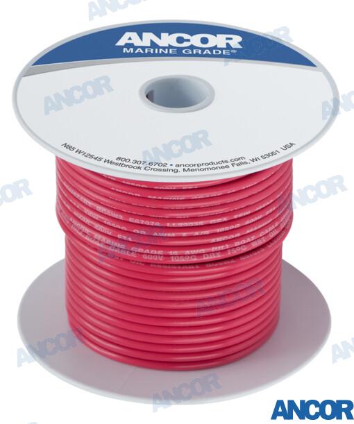Akukaabel 6Awg (13Mm²) Punane 100Ft