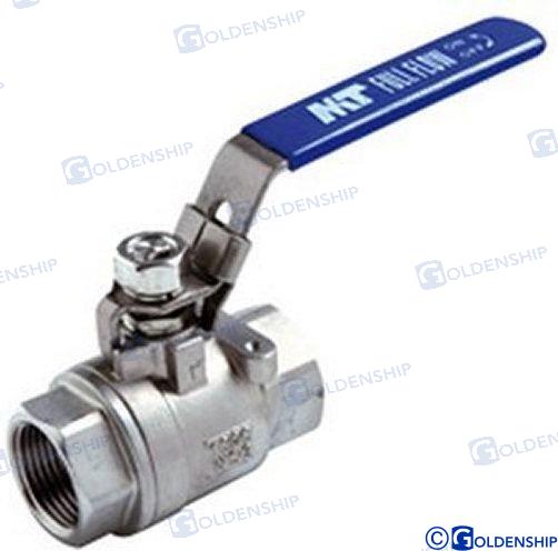Kuulventiil 1-1/2" Roostevaba