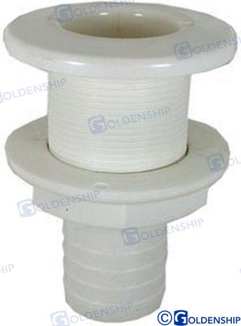 Jūras Krāns Plastmasas Ar Šļūtenes Adapteri 1" 1/2"